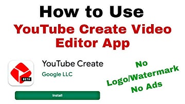How to Use Youtube Create App in tamil | YT Create | best Video editing app for youtube 🤩👌