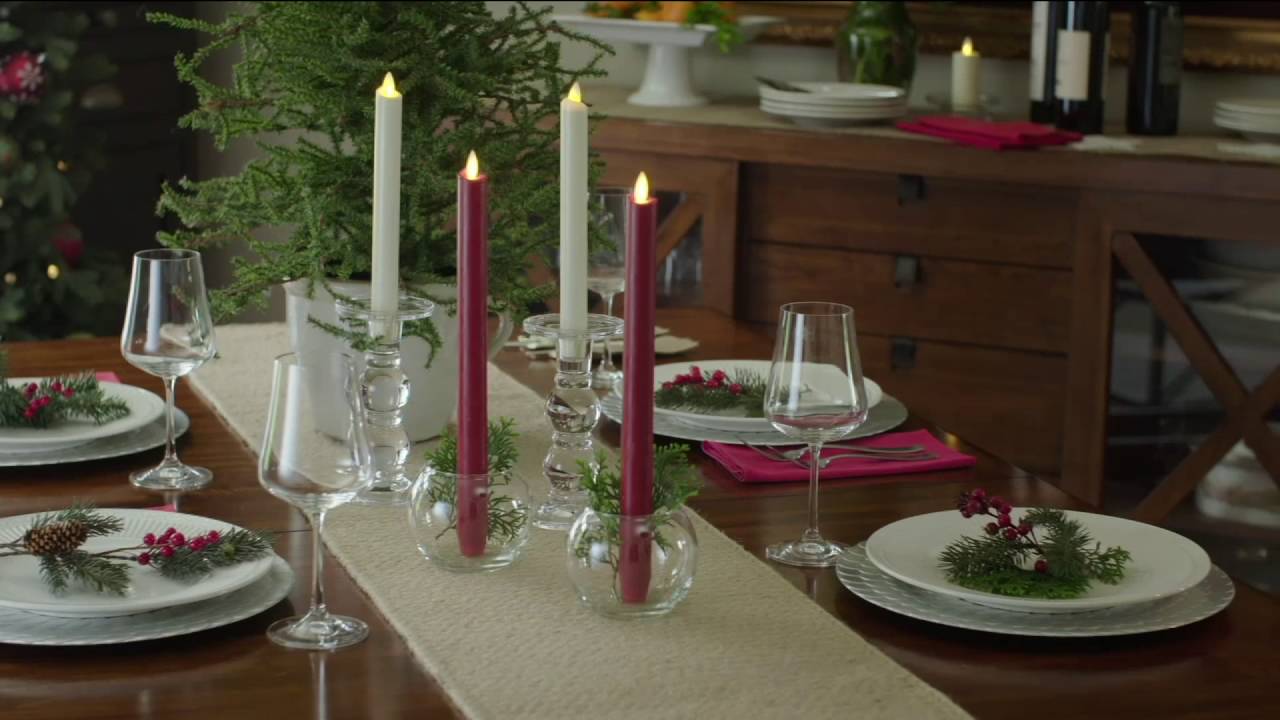 Luminara 8" or 12" Wax Dipped Taper Candles With Remote on QVC YouTube