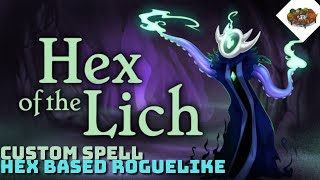 Custom Spell Hex Based Roguelike | Hex Of The Lich screenshot 1