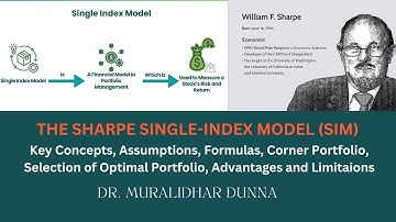 Sharpe Single Index Model | Explained by Dr. Muralidhar Dunna