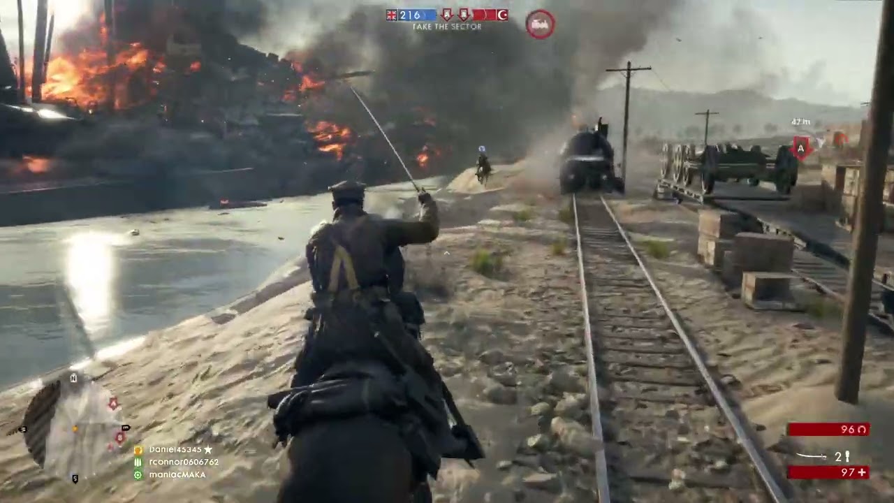 Battlefield 1 cavalry charge