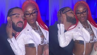 Famous Drake Kisses On Sexyy Red Backstage At A Show & Call Her His Wife! "It's Gonna Get Smokey" Profile