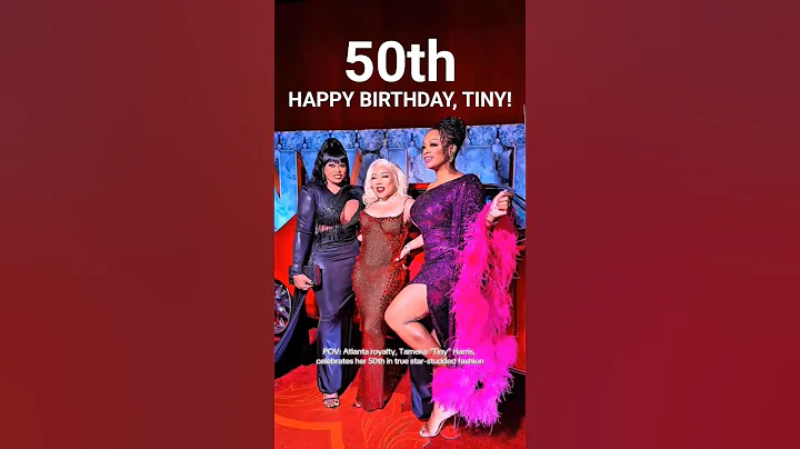 TAMEKA 'TINY' HARRIS CELEBRATES 50TH BIRTHDAY #shorts #birthday