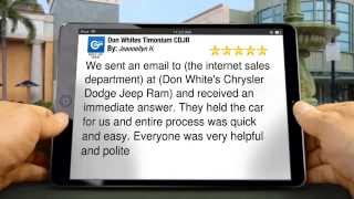 Don Whites Timonium CDJR Cockeysville          Wonderful           5 Star Review by Jeannellyn ...