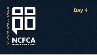 Day 4, NCFCA 2023 Online National Open