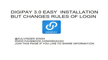 DIGIPAY NEW VERSION 3.0 INSTALATION AND NEW RULES 2018