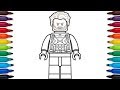 How to draw Lego Captain America (Steve Rogers) from Marvel&#39;s Avengers: Infinity War