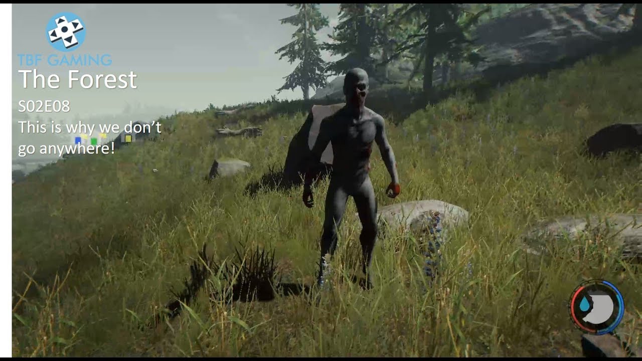 The Forest S02E08 Exploring Inland and running scared!!