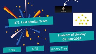 872. Leaf-Similar Trees #leetcode #coding #problemoftheday #trees #binarytree #dfs