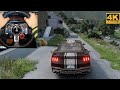 Ford Mustang Shelby on BeamNG.drive | Realistic Driving &amp; Ultra Realistic Crashes [4K Gameplay]