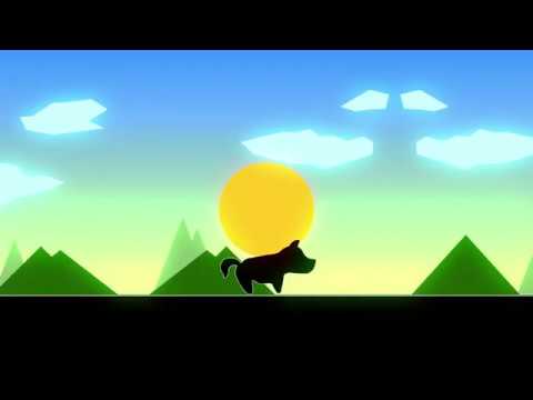 【AfterEffects】野を駆けるイッヌ！【スクロールアニメーション】