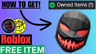 FREE ROBLOX ITEM - The Red Mask (How to Get!) screenshot 3