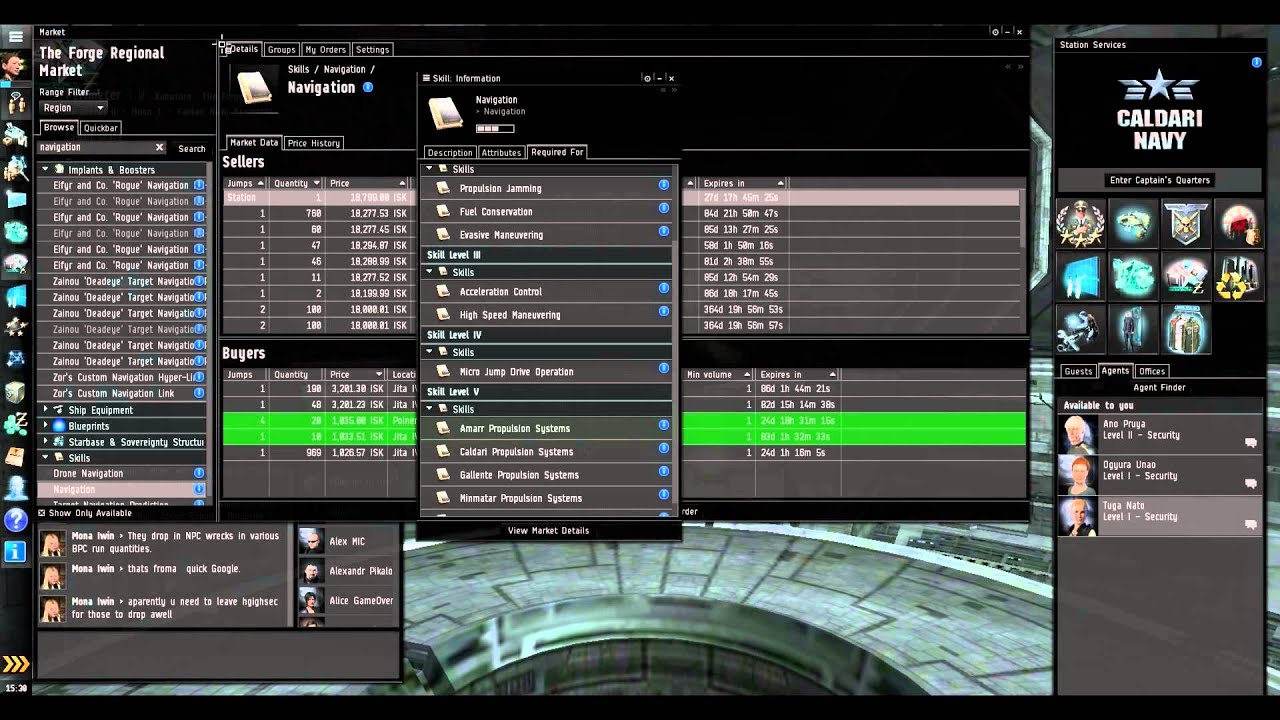 Eve Online Support Skills Navigation Skills YouTube