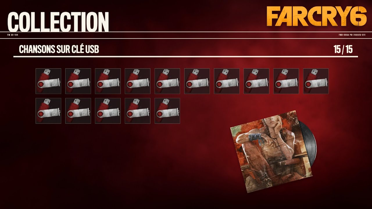 FAR CRY 6 - TROUVER TOUTES LES CHANSONS SUR CLE USB ! (EMPLACEMENTS DES