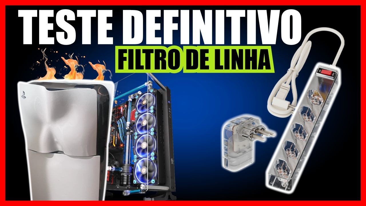 TESTE DE PROTETORES CONTRA SURTOS ELÉTRICOS, FILTRO DE LINHA, DPS, O PS5 MORREU ? ICLAMPER.