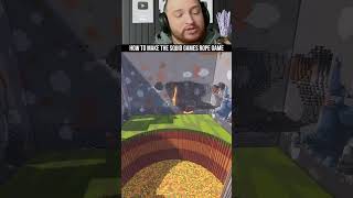 HOW TO MAKE THE SQUID GAMES ROPE GAME IN MINECRAFT #minecraft #minecraftshorts #minecraftmemes