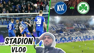 Schon wieder eine auswärts klatsche ! Stadion VLOG Karlsruhe VS FÜRTH 🥲