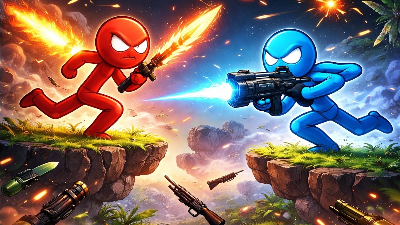 TANKIN KARŞISINDA KURU SIKI TABANCA KALDIM 🥴 | Stick Fight