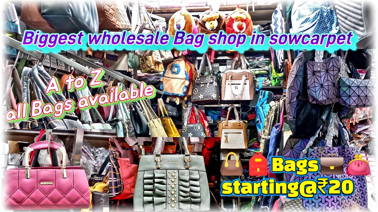 Sowcarpet bag shopLatest trendy bags ₹20முதல் Bagsbags at