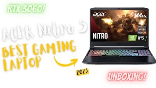 Acer Nitro 5 Budget Gaming laptop In 2023 Full Unboxing | RTX 3060 Vram 6 Ram  16GB | Today & Needs