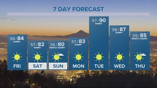 KGW Forecast: 5 p.m., Thursday, July 27, 2023