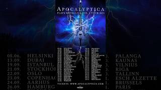 Tour Announcement! Are You With Us?! 🤘 #Apocalyptica #Cellometal #Symphonicmetal