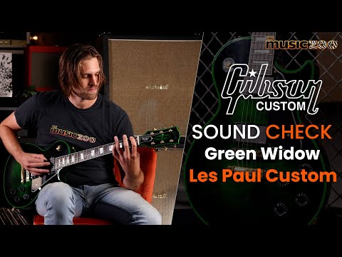 Sound Check Demo Video: Gibson Custom Shop Green Widow Les Paul Custom