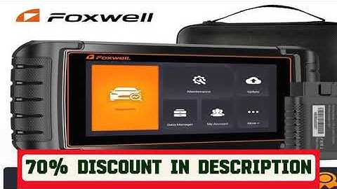 A must-have product! FOXWELL NT809BT OBD2 Bluetooth Bidirectional Test All System iagnostic Scan T