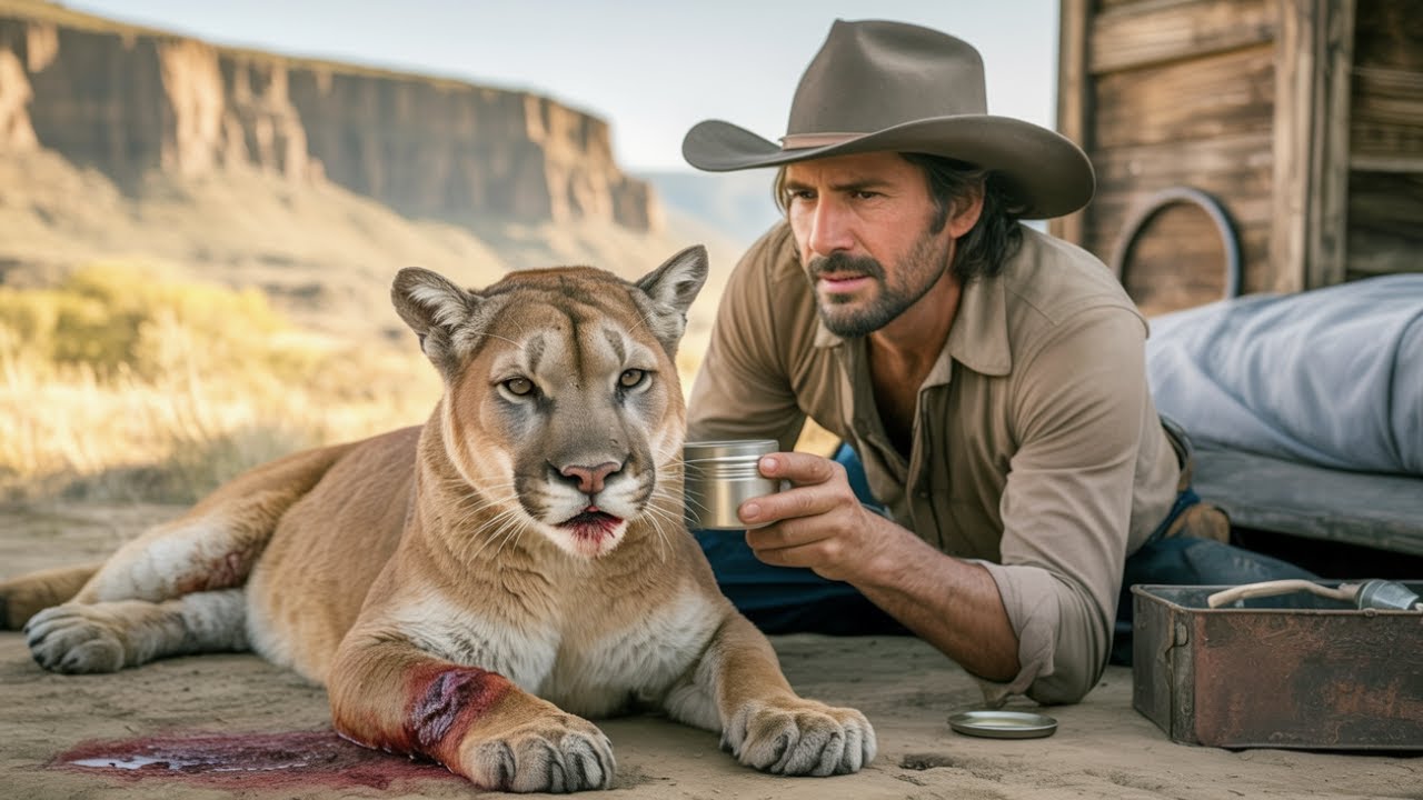 A Mountain Lion Fell Off a Cliff — After 38 Days of Care, a Cowboy Saved Him