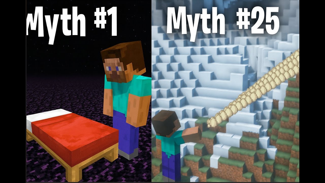 Busting 25 Incredible Minecraft Myths