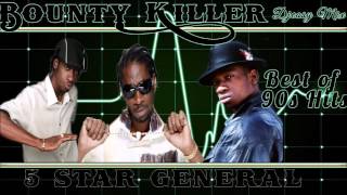 Bounty Killer (The 5 Star General) 90s Juggling  mix by djeasy