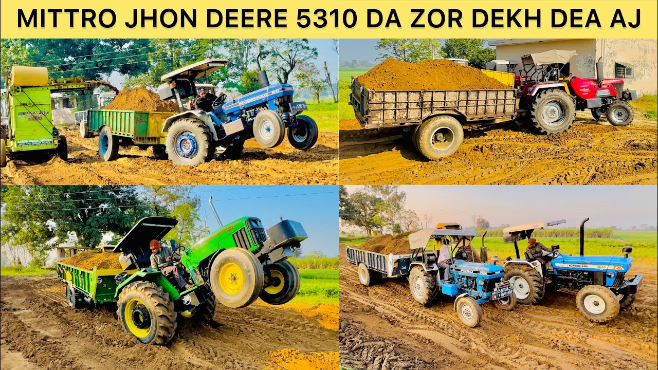 Jhon Deere 5310 Ne Bhot Zor Marea Arjun Velly Be Ni Dabda Farmtrac 60 Be Kisse Toh Ghat Ni