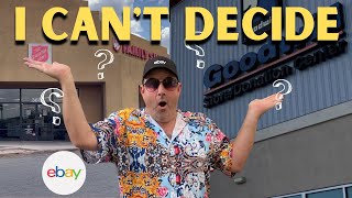 Thrift Store Battle | Goodwill vs Salvation Army | Reselling on EBAY