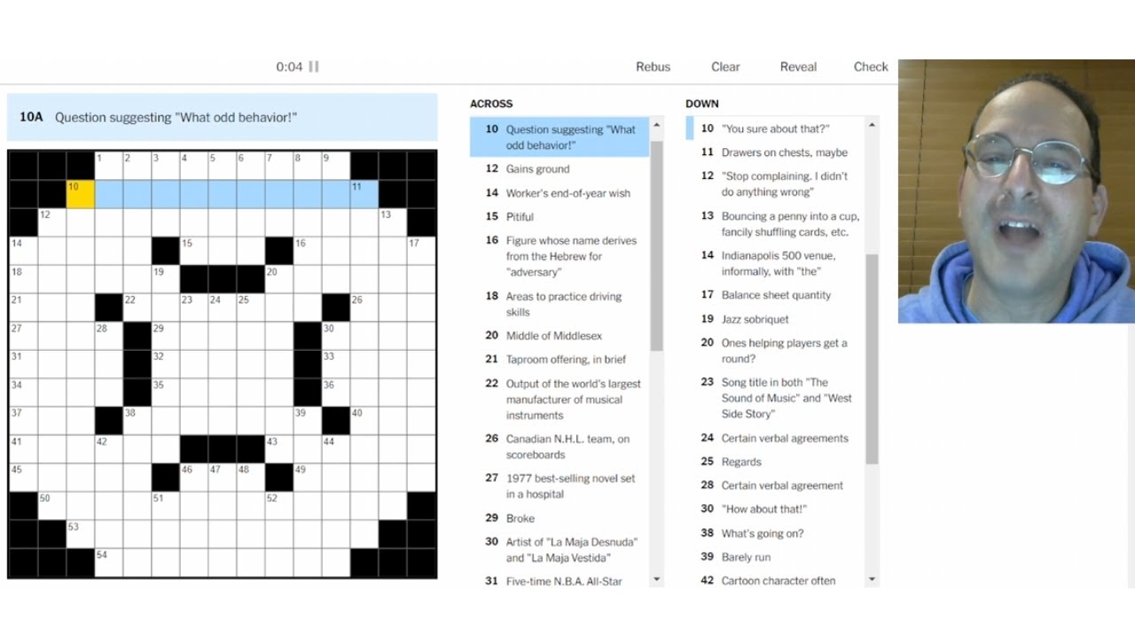 It kinda looks like an apple pie!🥧Friday NYT Crossword 12823 YouTube