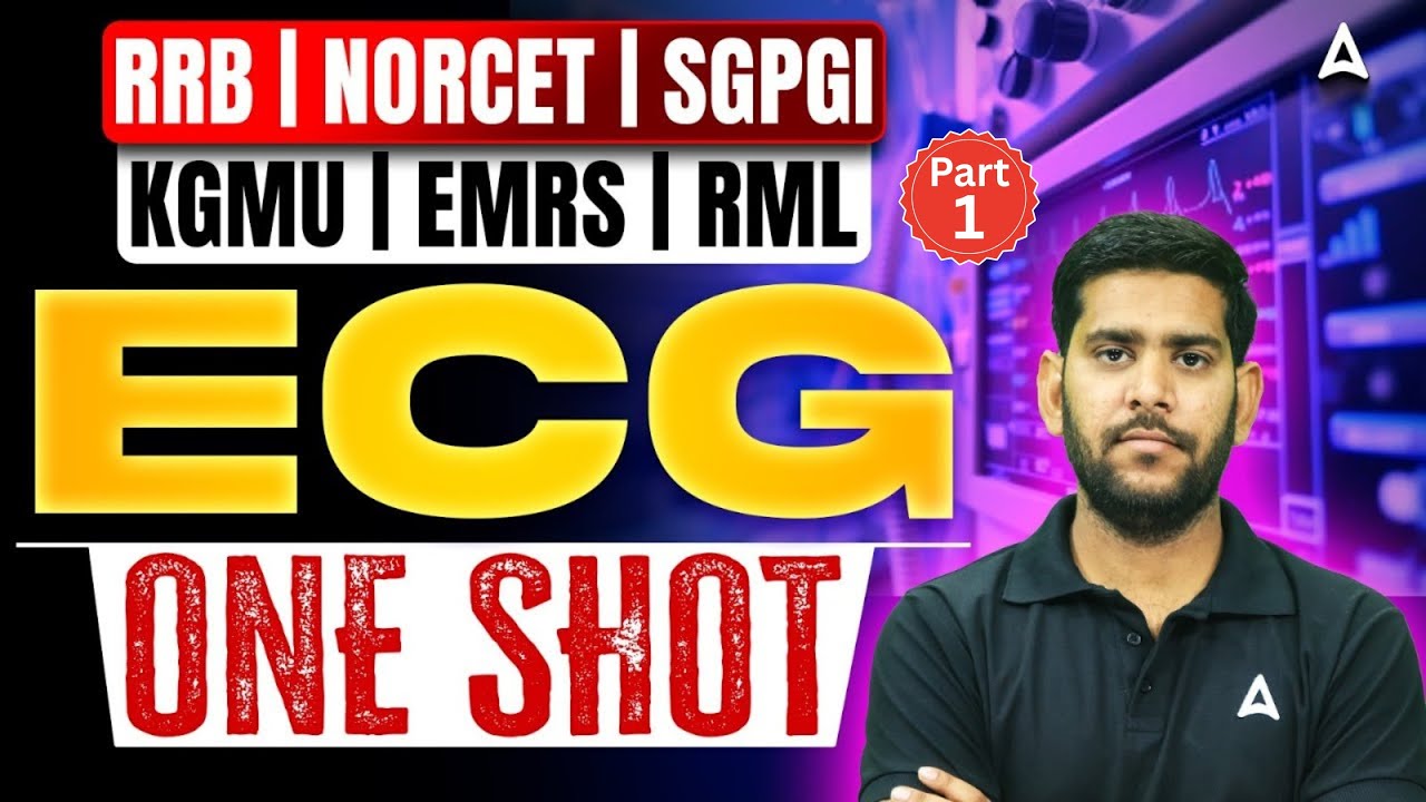 RRB Nursing Superintendent | NORCET 10 | SGPGI | KGMU | EMRS | RML | ECG in One Shot | Nursing Class
