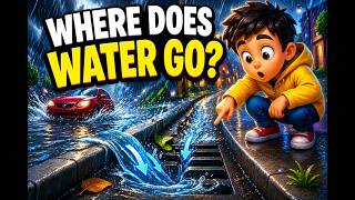 How Drainage Works During Rain | Where Does Rainwater Go #drainage #rain #scienceforkids