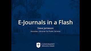 E-Journals in a Flash (Spring 2019)