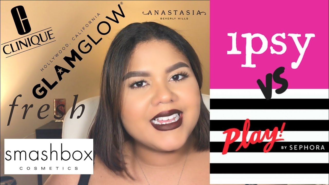 January 2018 ipsy vs play by sephora