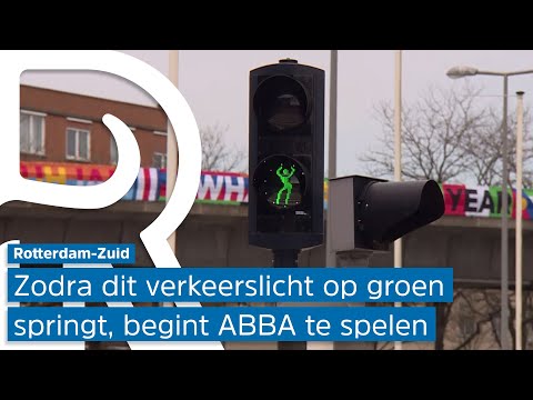 Rotterdam heeft nu de tofste verkeerslichten ter wereld, dankzij het Eurovisie Songfestival