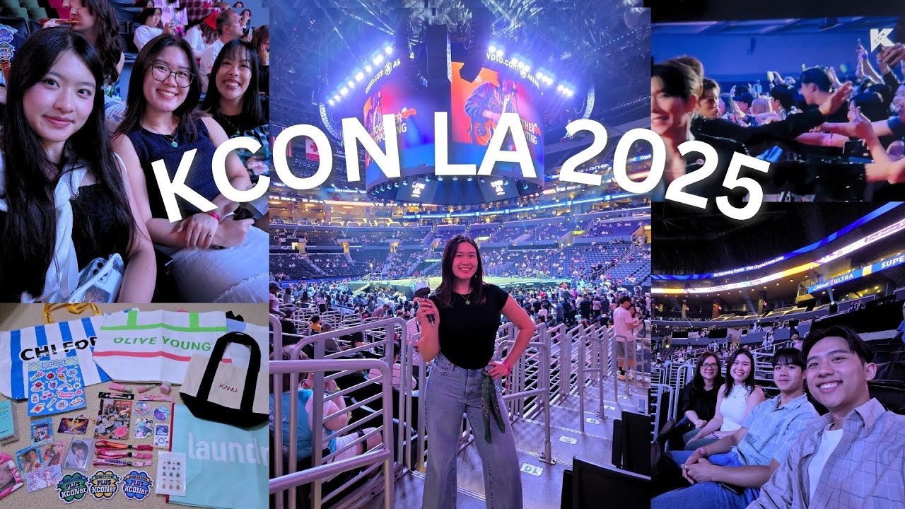 KCON LA 2025 VLOG ! IZNA meet & greet, MONSTA X high touch, and so much MORE.