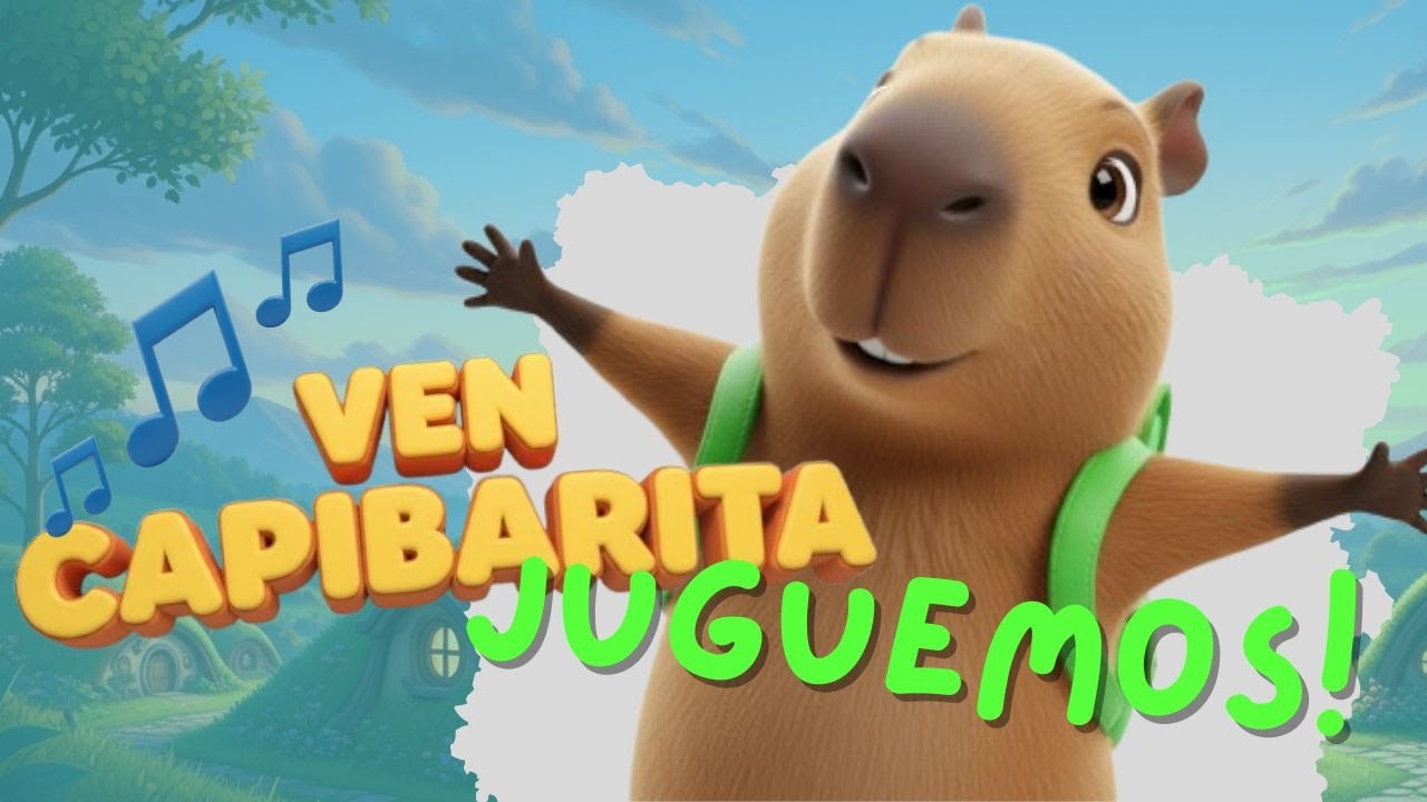 👉 El Capibara no quería ir a la escuela 🐾