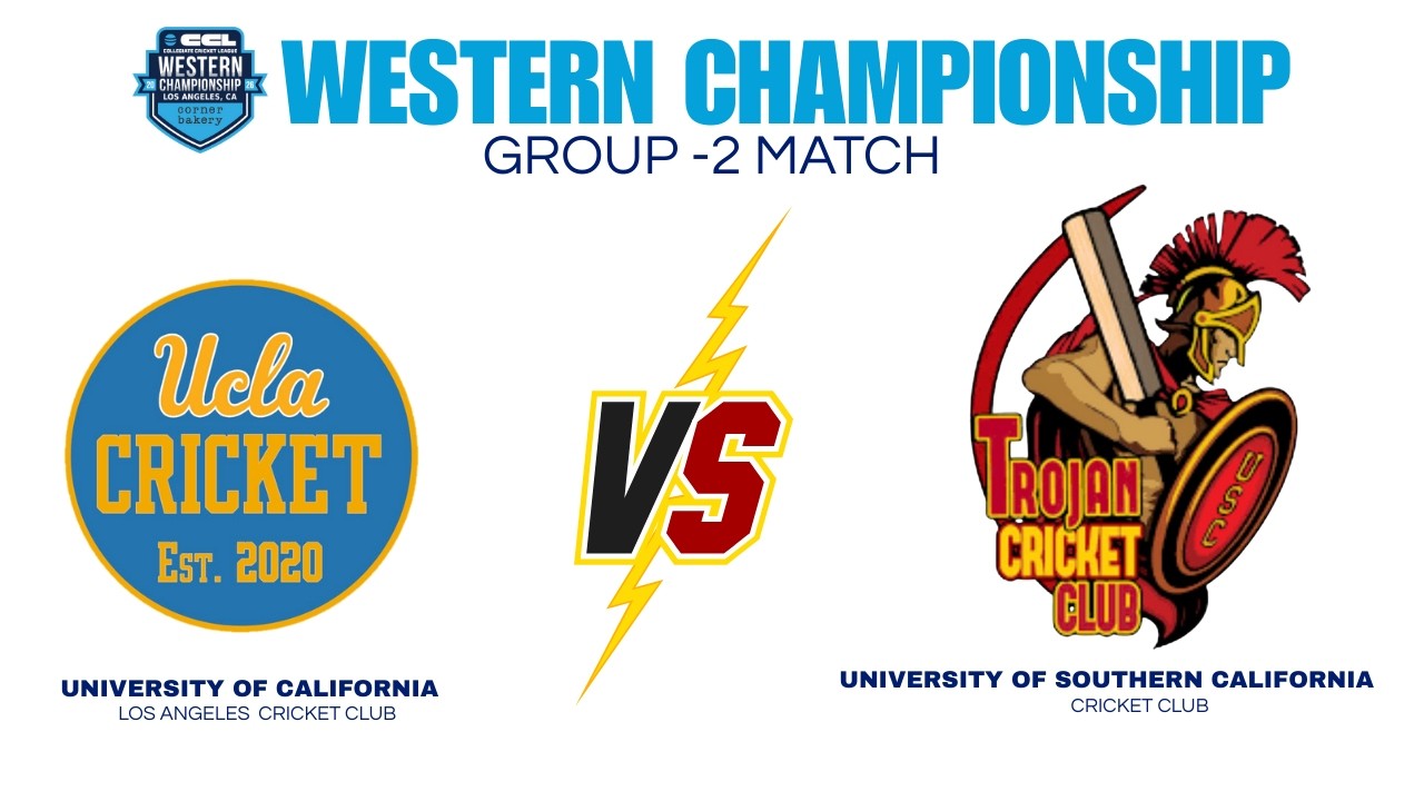 Game 2 : University of Southern California vs UC Los Angeles | LIVE Cricket | CCL USA