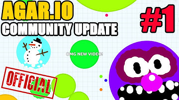 AGAR.IO COMMUNITY UPDATE #1 - Top 10 Skins, Featured Players, Tips & More!