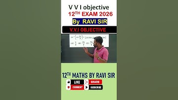 12th math vvi objective by ravi sir ITF #maths #12thmaths #shorts #viralvideo #12thmathstnsyllabus