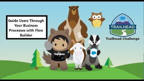 Guide Users Through Your Business Processes with Flow Builder|| Trailhead Challenge