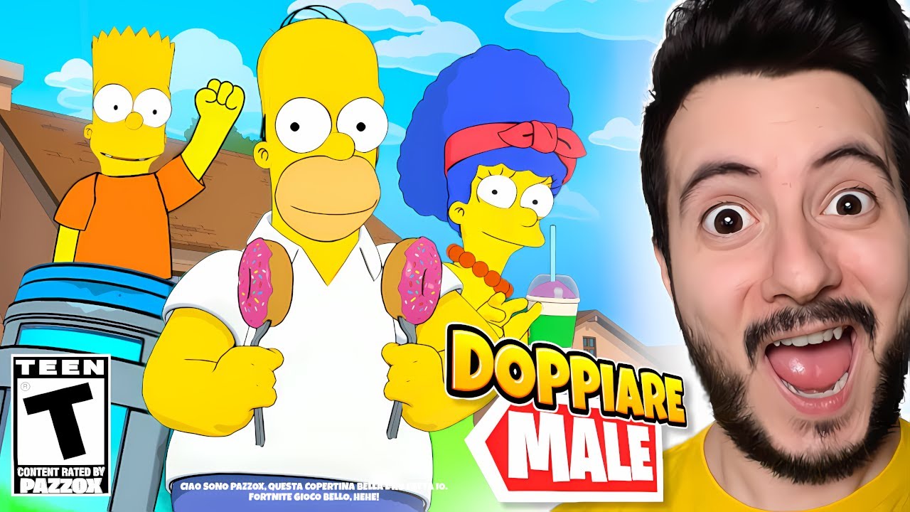 DOPPIARE MALE I SIMPSON IN TEMPO REALE Su FORTNITE 🤣