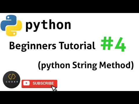 Python String Method | python tutorial for beginners #4 | #python #beginners #tutorial in #Hindi