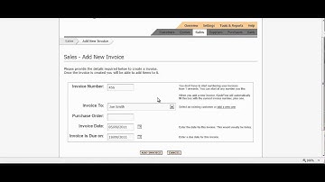 Basic Kashflow - Adding Customers & Sales Invoices