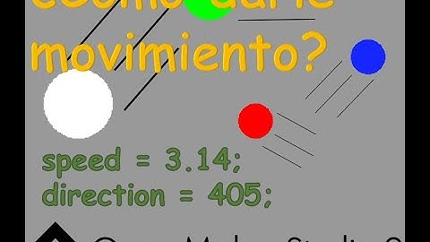 Cómo darle movimiento a un objeto en Game Maker Studio 2 [Método #1] | Game Maker para principiantes
