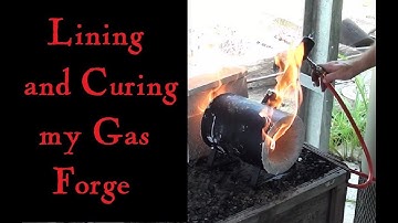 Lining my Gas Forge